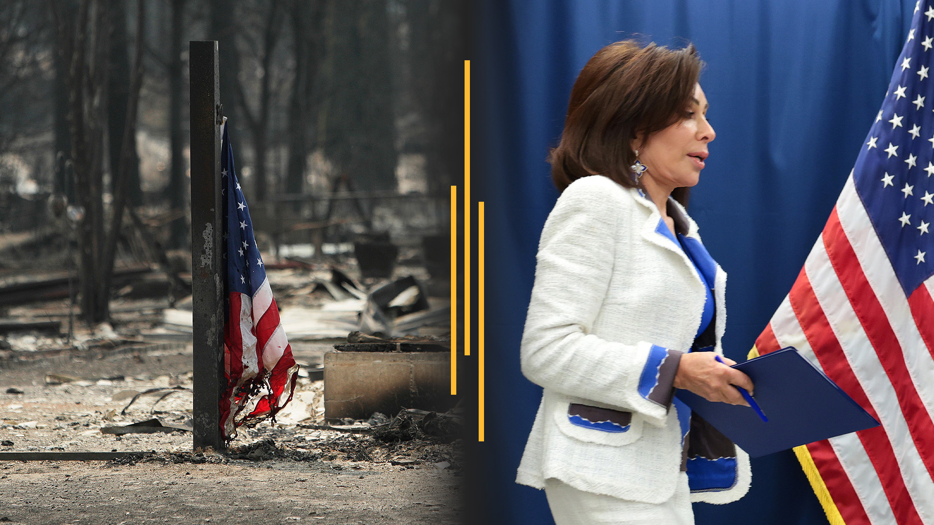 Video thumbnail for Spokane wildfire suspect arrested; Trump-Pirro rift grows over Reflecting Pool case