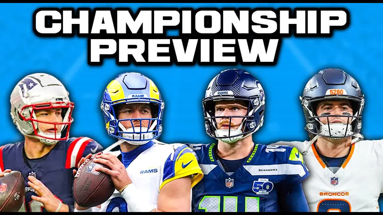 Video thumbnail for NFL Conference Championship Round Preview