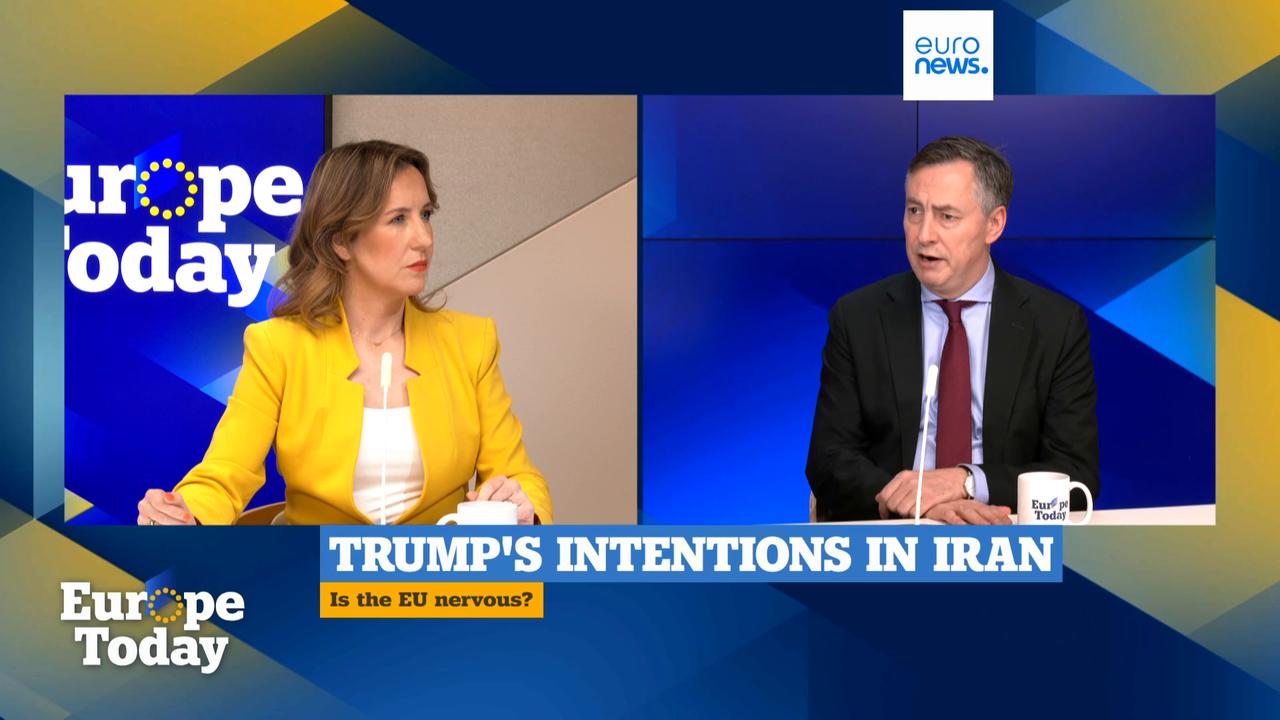 Video thumbnail for 'EU-US trade deal is separate from Greenland dispute,' top MEP McAllister tells Euronews