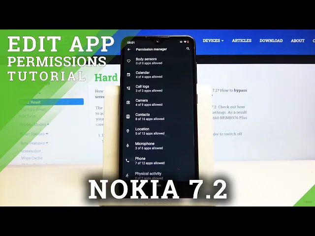 Video thumbnail for How to Enter App Permission in NOKIA 7.2 – Allow Apps