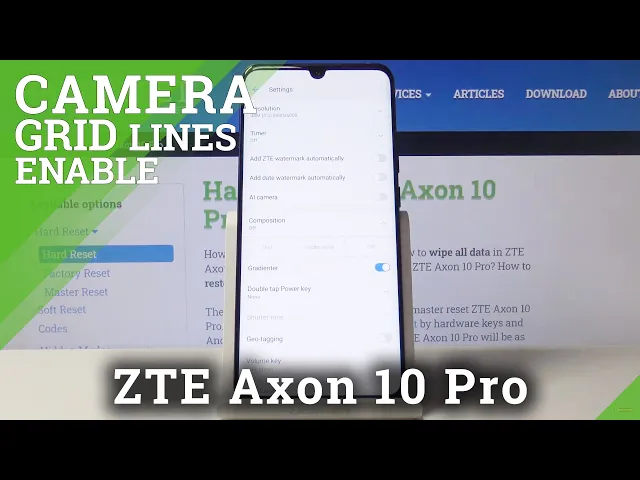 Video thumbnail for How to Turn On Camera Grid Lines in ZTE Axon 10 Pro – Camera Settings