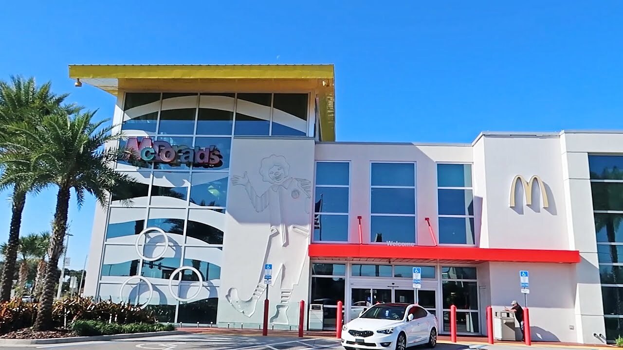 Video thumbnail for World's Largest McDonald's Orlando Florida