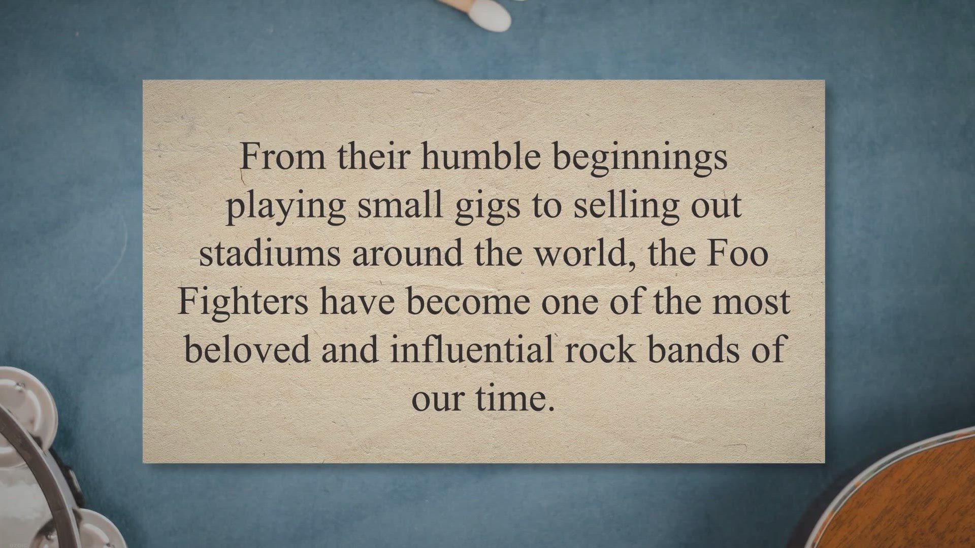 Video thumbnail for Who Is Playing Drums For Foo Fighters? Foo Fighters’ New Drummer