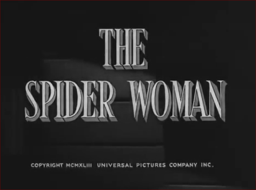 Video thumbnail for The Spider Woman (1944)