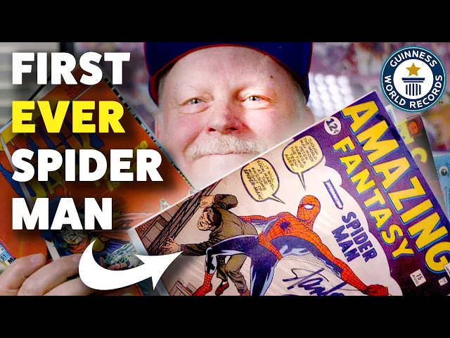 'Video thumbnail for Largest Comic Book Collection Ever! - Guinness World Records'