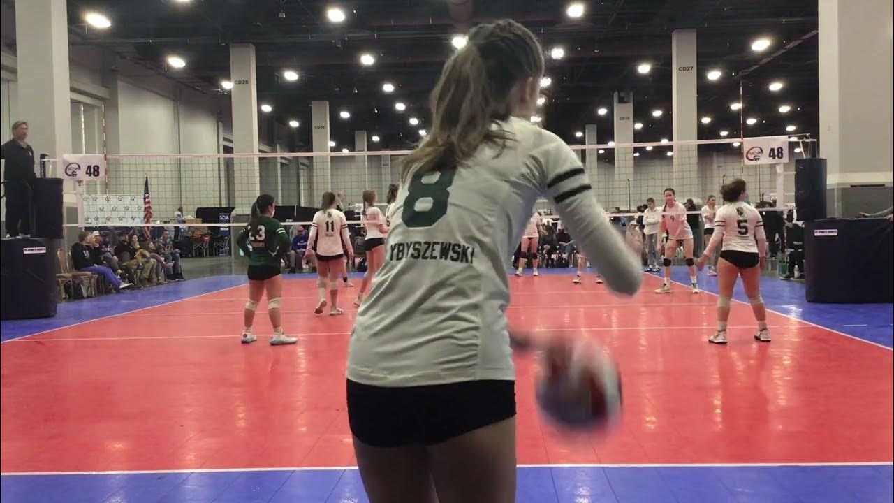 Video thumbnail for Academy Volleyball Club 16HP Denny Volleyball Game