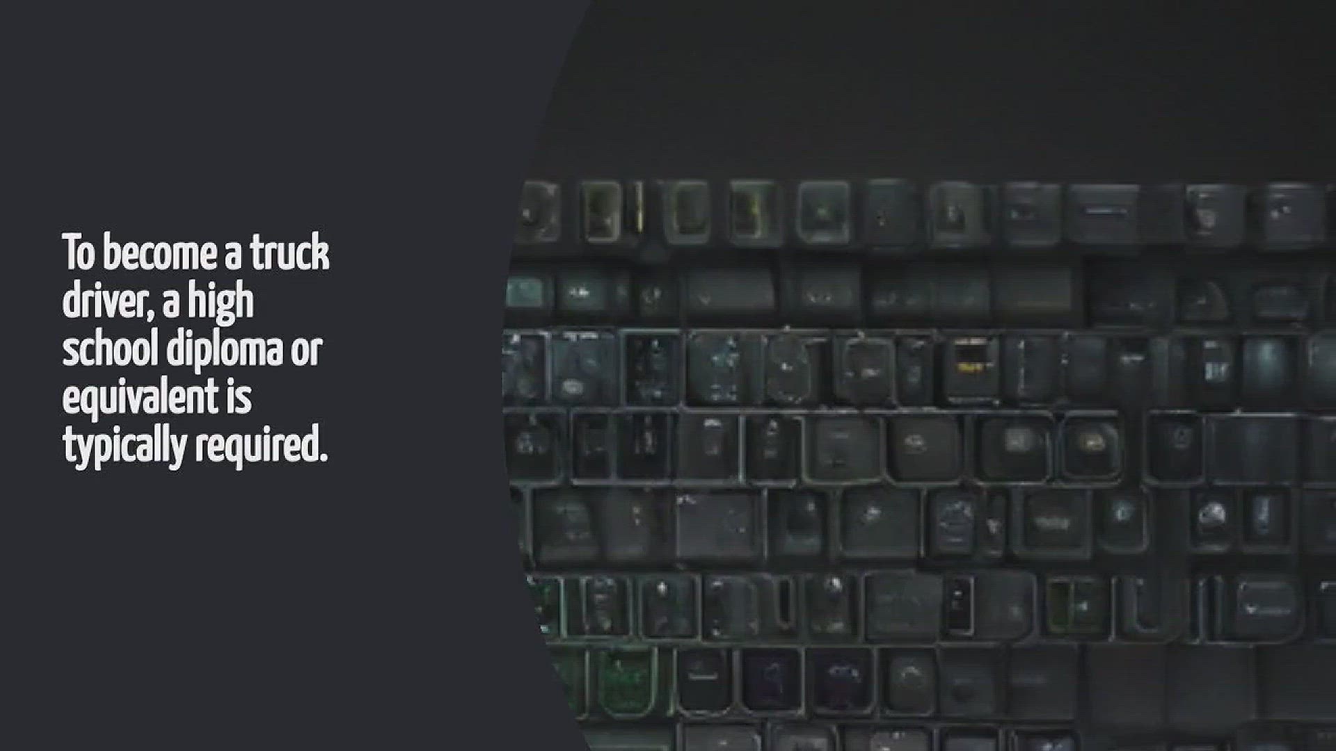 Video thumbnail for What Education Is Required To Be A Truck Driver