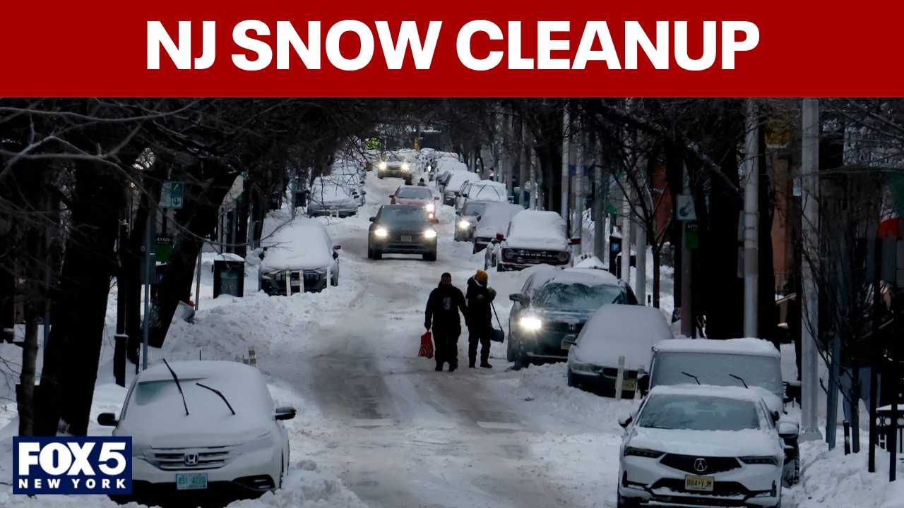 Video thumbnail for NJ snow cleanup: A look at conditions in the state