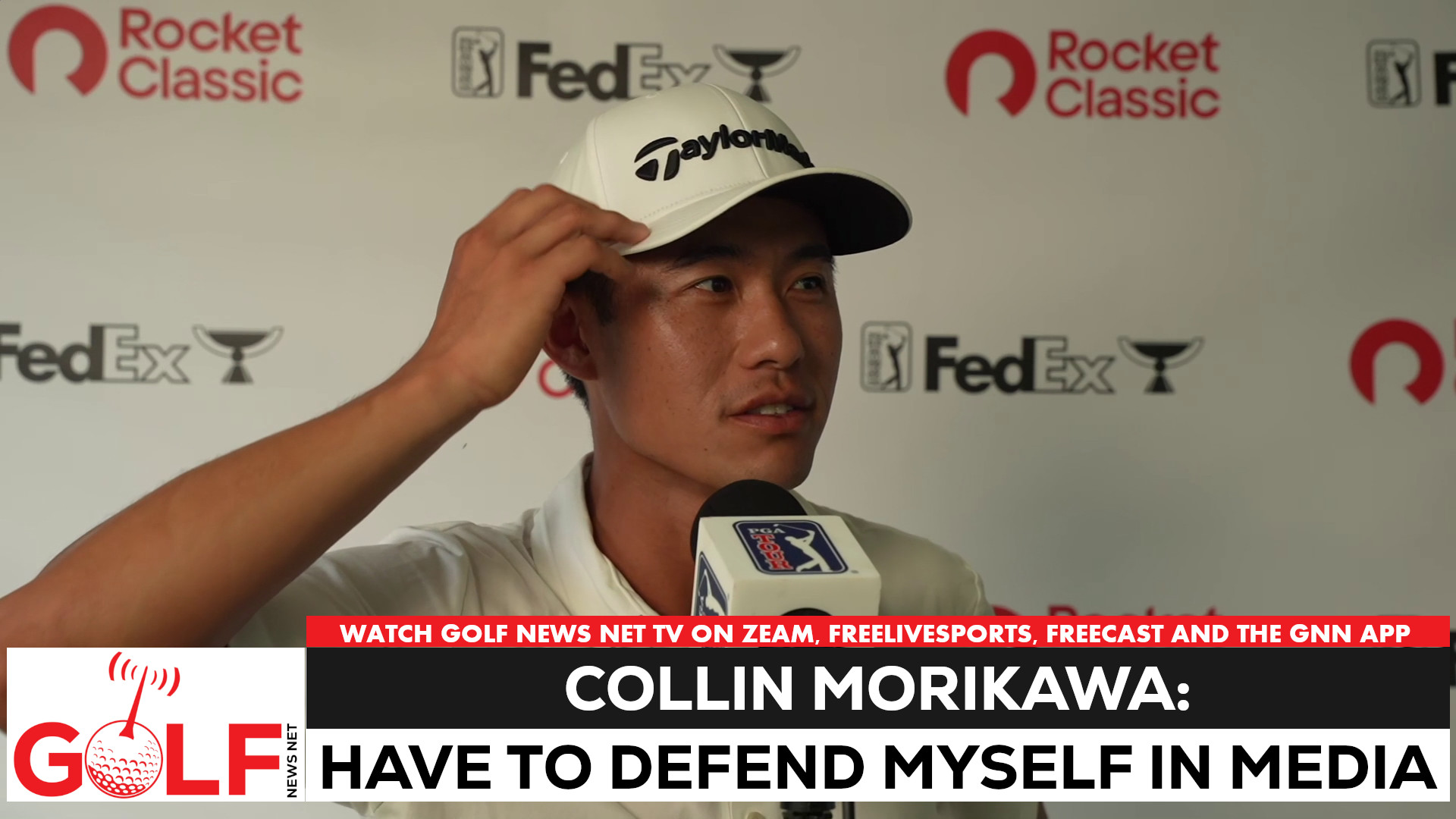 Video thumbnail for Collin Morikawa: I have to defend myself in the media