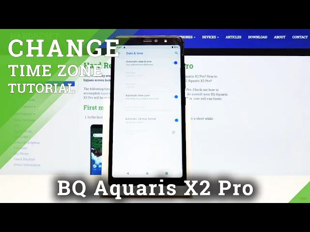 Video thumbnail for How to Change Date & Time in BQ Aquaris X2 Pro – Change Time Zone
