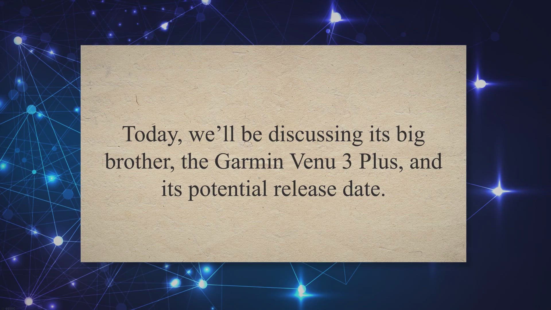 Video thumbnail for Garmin Venu 3 Plus: Release Date, Features, and Rumors