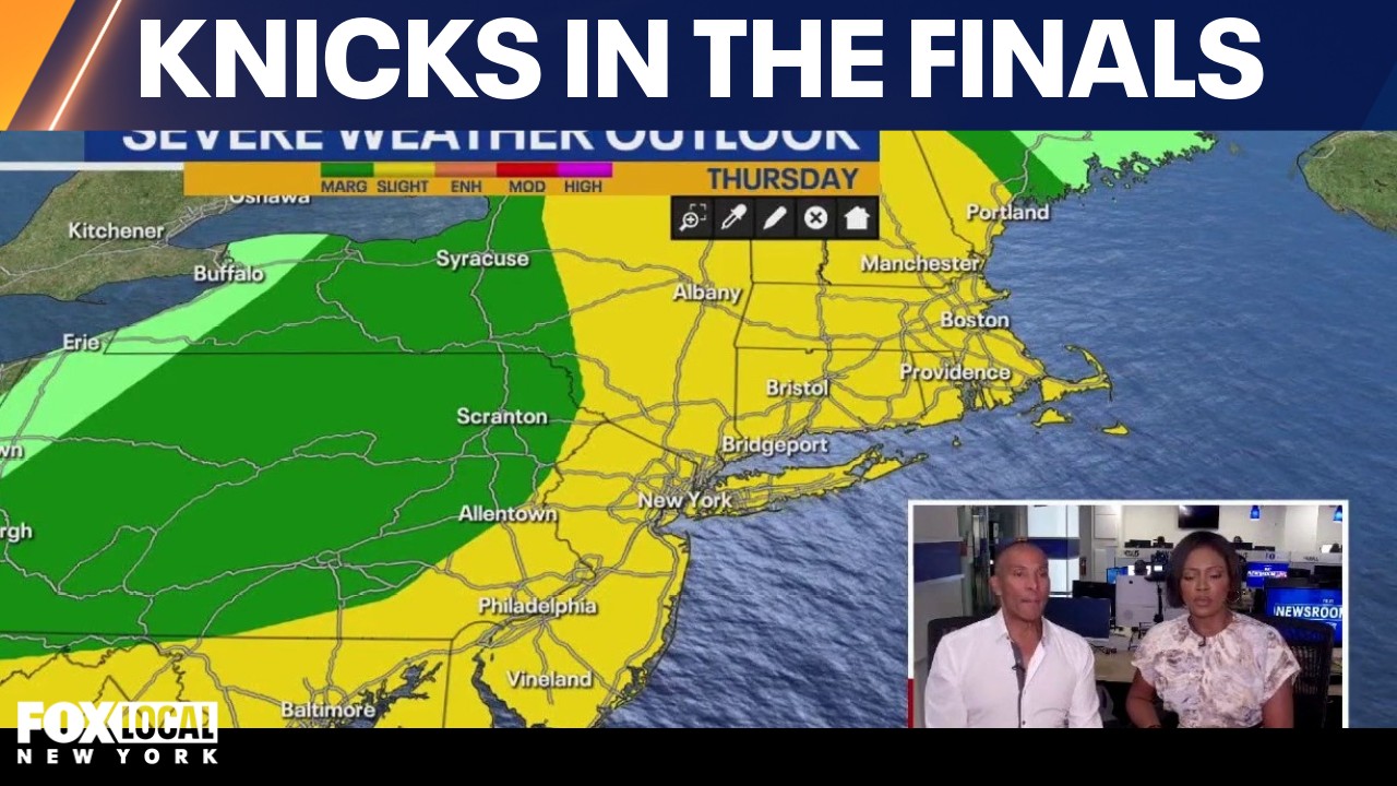 Video thumbnail for Knicks parade forecast: When will the rain start?