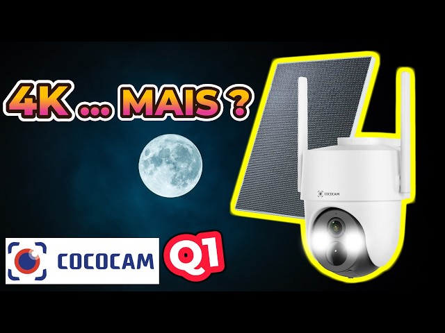 Video thumbnail for Caméra solaire 4K COCOCAM Q1 : test complet, avis honnête et gros défauts ⚠️