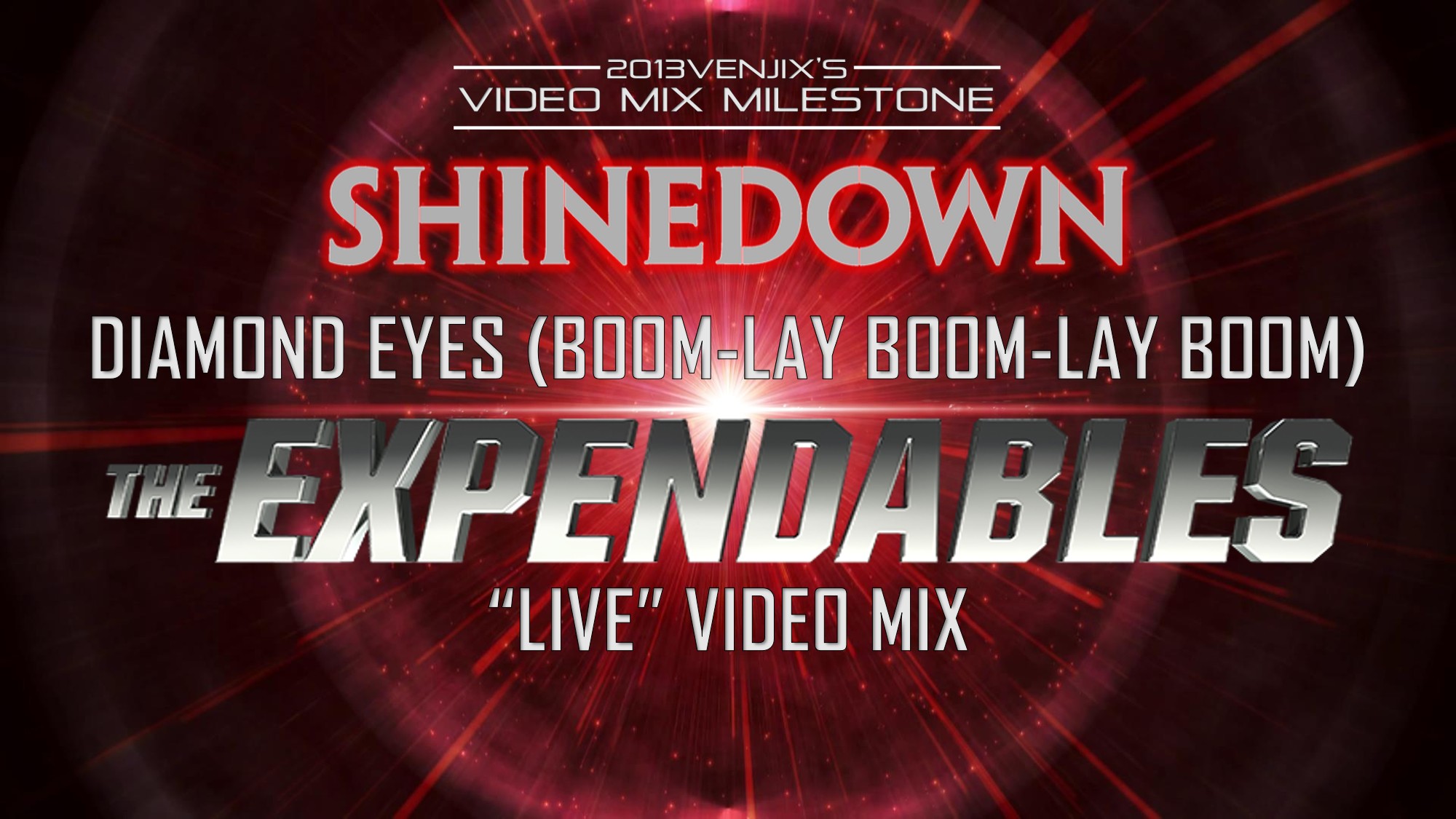 Video thumbnail for Shinedown- Diamond Eyes (Boom-Lay Boom-Lay Boom) (The Expendables “Live” Video Mix)