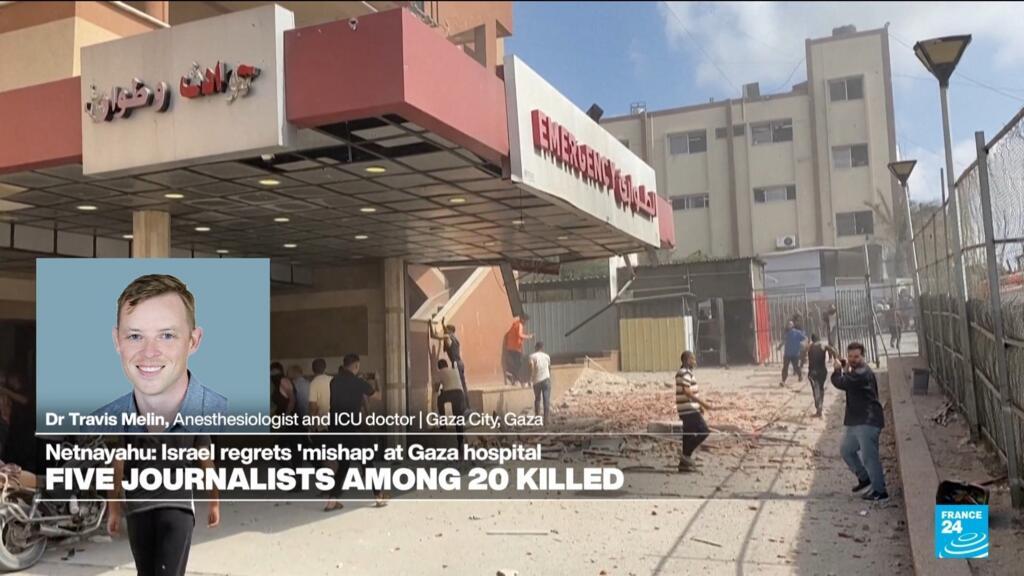 'Video thumbnail for Strike on Nasser Hospital: 'it's very clear this was no mistake', ICU doctor says'