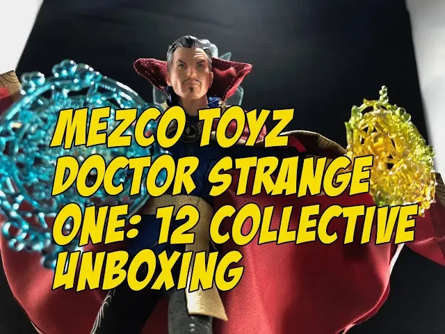 Video thumbnail for Mezco Doctor Strange One:12 Collective action figure unboxing and review