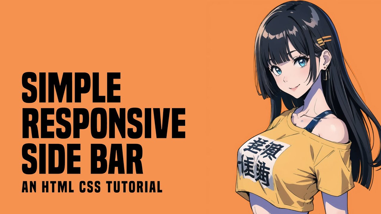 'Video thumbnail for 3 Ways To Create Responsive Sidebars In HTML CSS'
