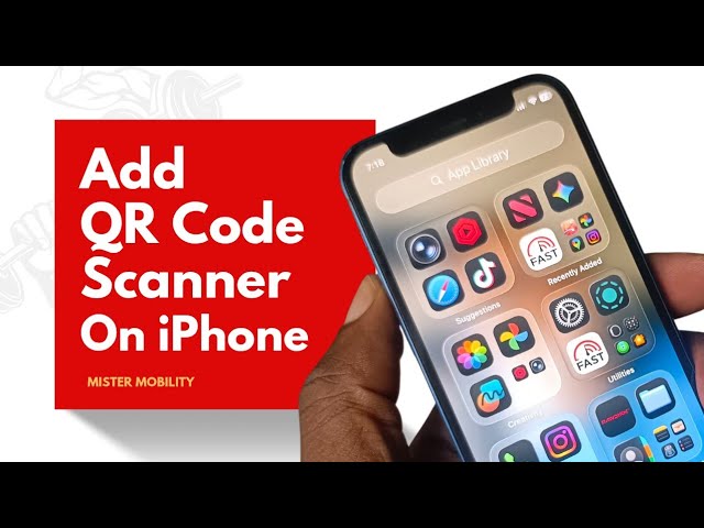 Video thumbnail for How To Add QR Code Scanner On iPhone (iOS 26)