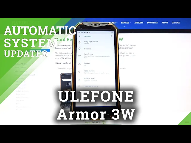 Video thumbnail for How to Allow Auto System Updates in ULEFONE Armor 3W – Let System Automatically Update