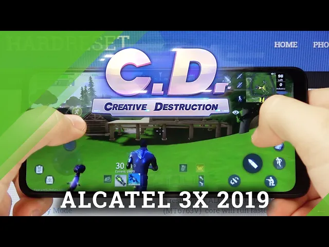 Video thumbnail for Creative Destruction Gameplay on ALCATEL 3X (2019) – Test Game Performance