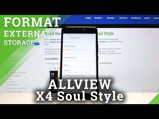 Video thumbnail for How to Format SD Card in ALLVIEW X4 Soul Style – Clean Memory Card