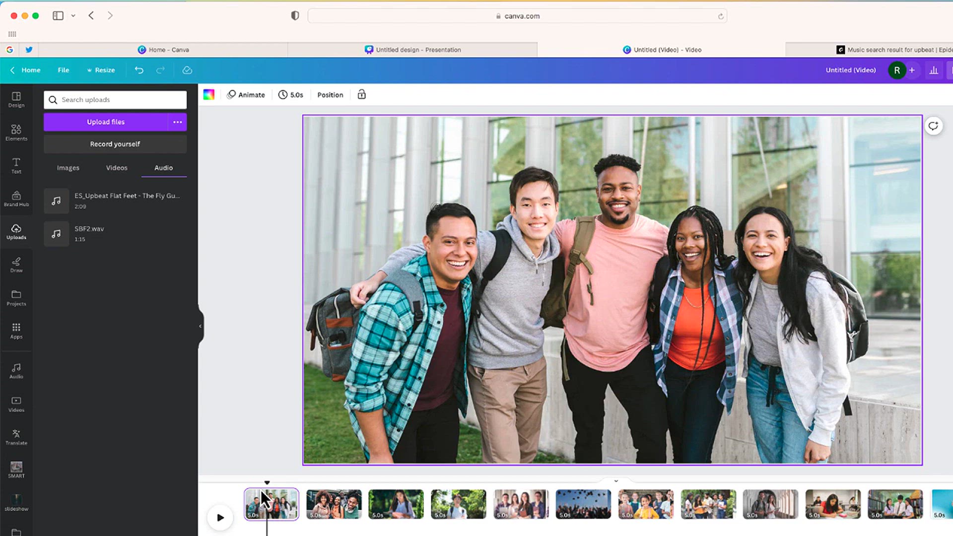 'Video thumbnail for Canva BEAT SYNC_  Automatically Time Your Slideshow to Music!'
