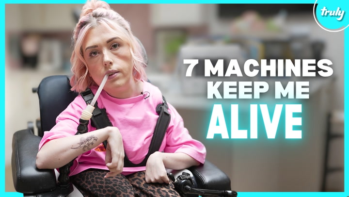 Video thumbnail for I Rely On 7 Machines To Keep Me Alive | BORN DIFFERENT