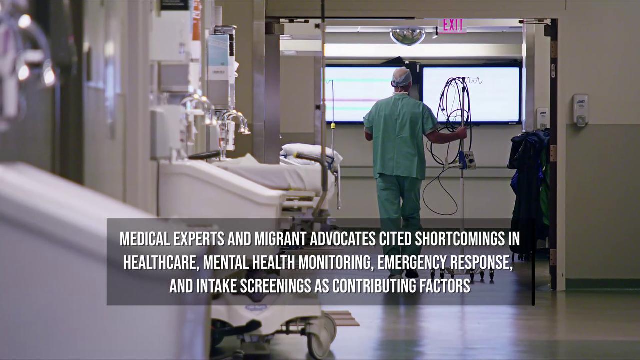 Video thumbnail for ICE Detention Centres See Sharp Rise in Deaths During Trump's Second Term.