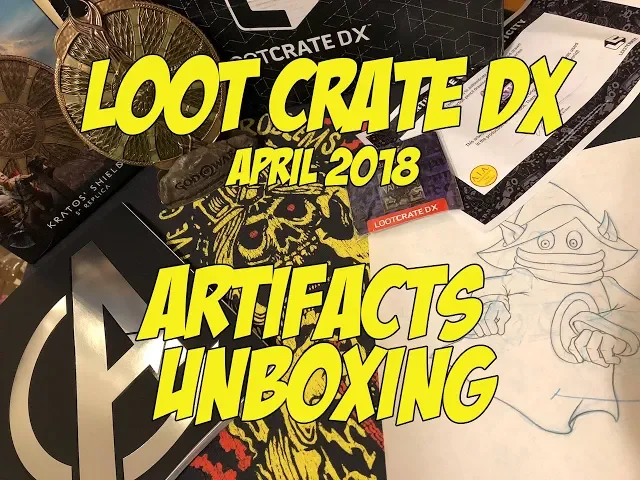 Video thumbnail for April 2018 Loot Crate DX 'Artifacts' Unboxing/Review