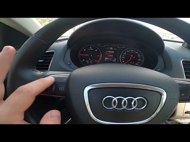 Video thumbnail for How to Find and Reset Average Speed, and Trip Info in Audi Q3 I ( 2011 – 2018 )