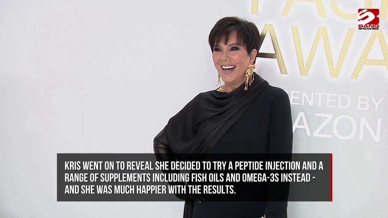 Video thumbnail for Kris Jenner revealed the side effect of weight loss jabs