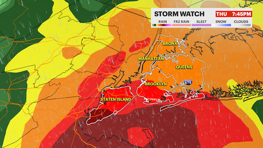 Video thumbnail for STORM WATCH: Flood Watches posted out ahead of drenching storms tonight