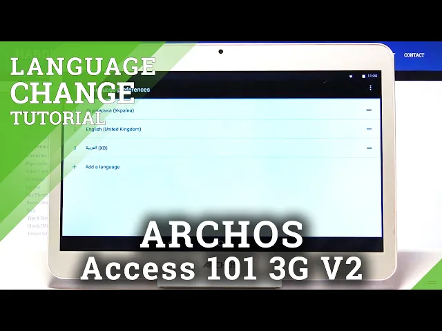 Video thumbnail for How to Change Language in ARCHOS Access 101 3G V2 – Switch System Language