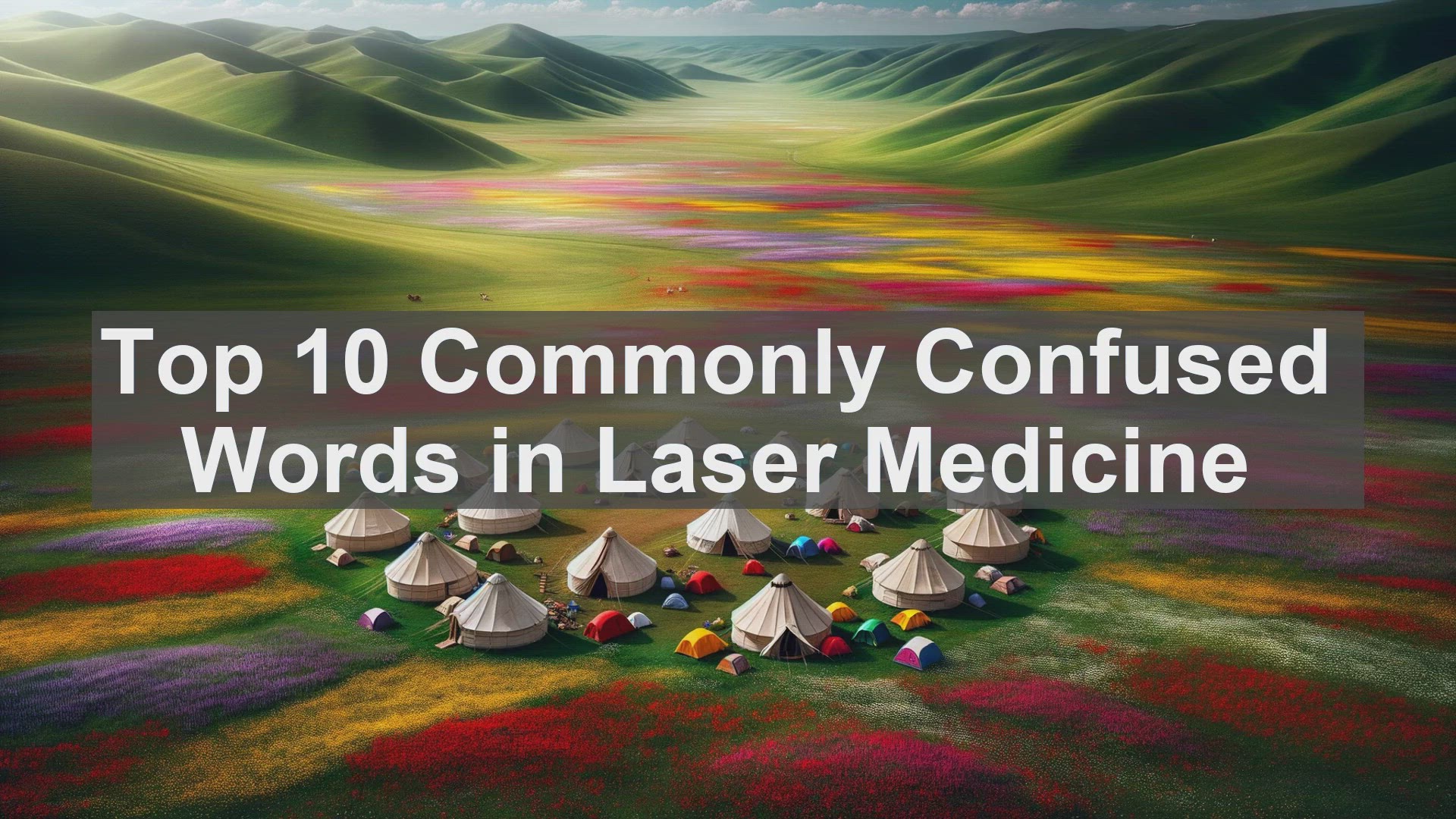'Video thumbnail for Top 10 Commonly Confused Words in Laser Medicine'