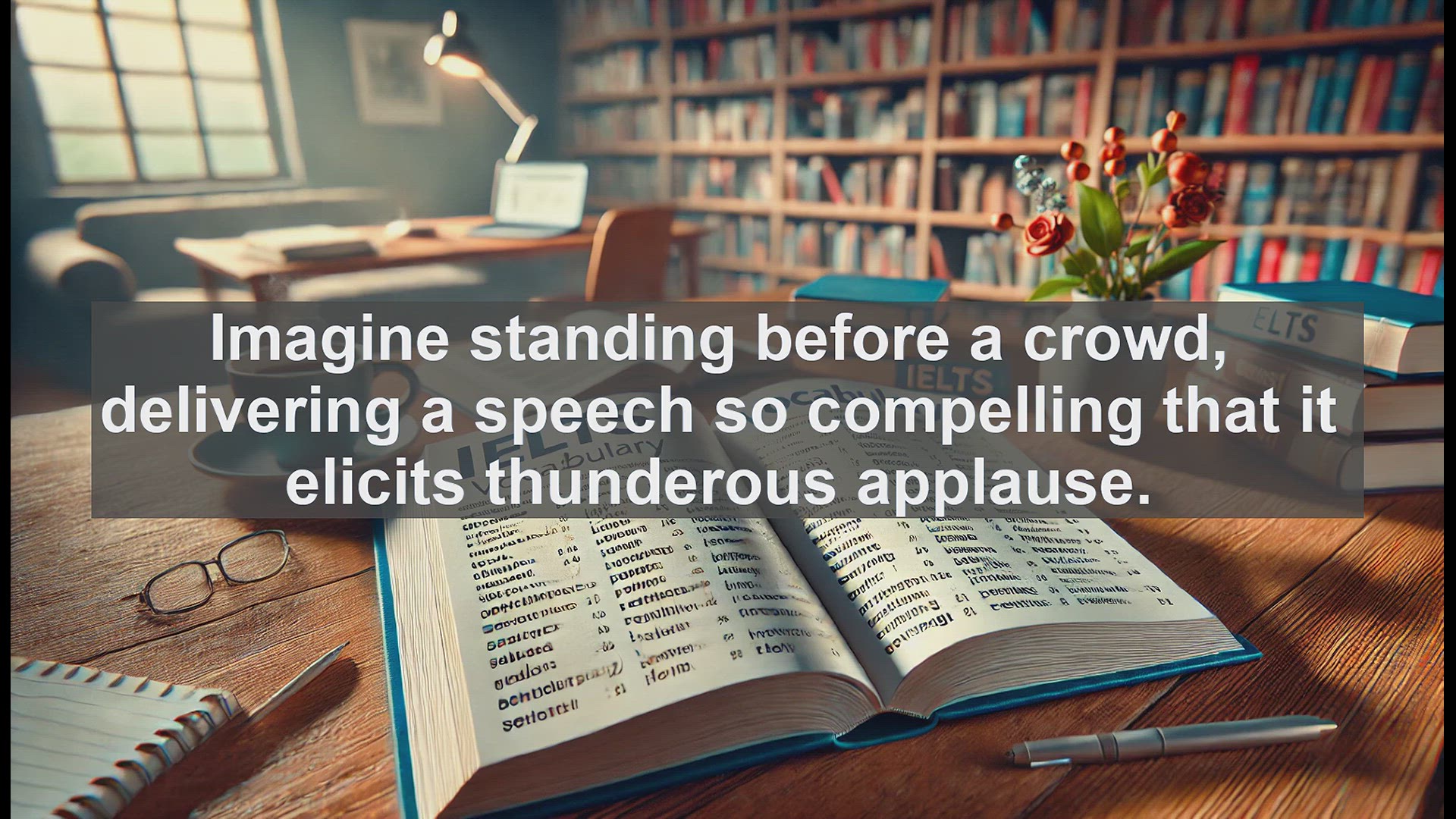 'Video thumbnail for 2000 Must Know IELTS 9.0 Vocabulary - Mastering 'Plauditory': Boost Your IELTS Vocabulary'