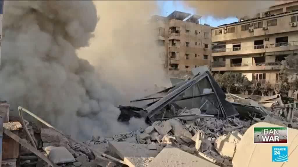 Video thumbnail for Israeli attacks on Lebanon displace more than 58,000 in two days, authorities say