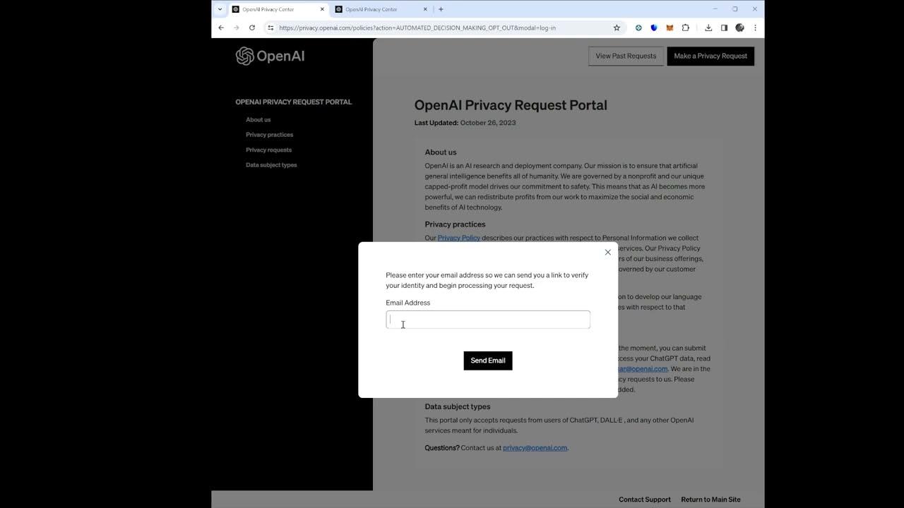 Video thumbnail for Managing Your Data Privacy with OpenAI: A Step-by-Step Guide