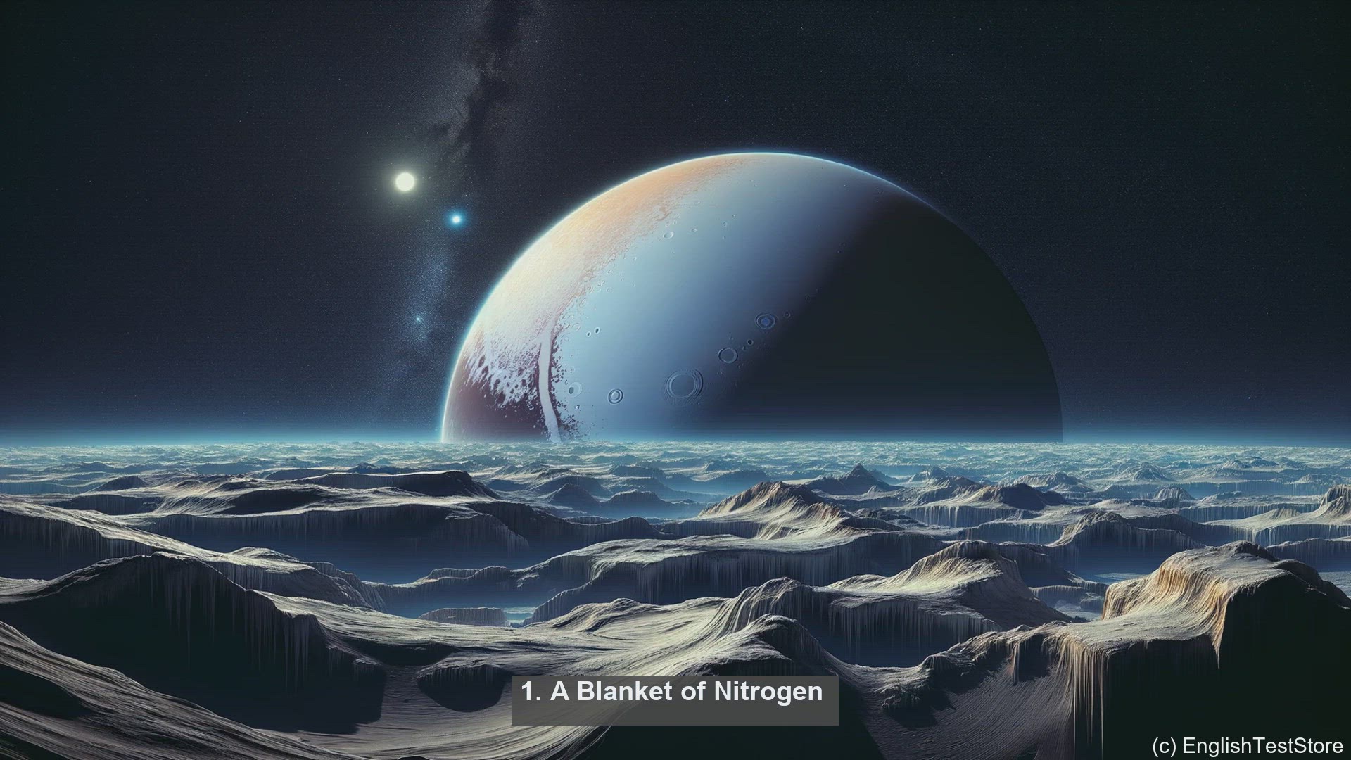 'Video thumbnail for 10 Things You Didn't Know About Pluto's Nitrogen Ice Surface'