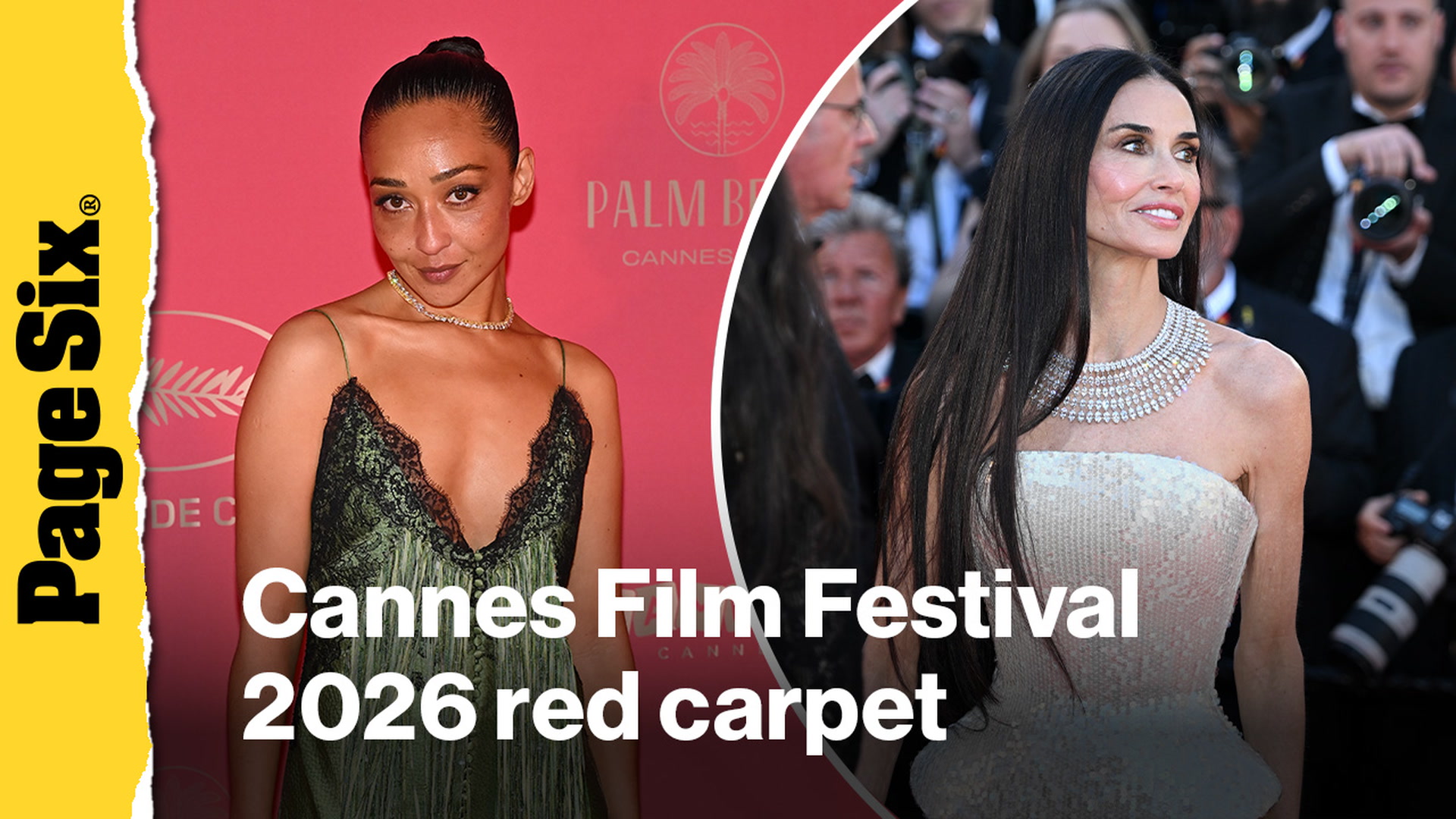 Video thumbnail for Cannes Film Festival 2026 red carpet: Demi Moore, Ruth Negga, more