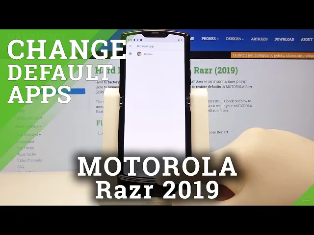 Video thumbnail for How to Customize Default Apps in MOTOROLA Razr 2019 – Personalize App Settings