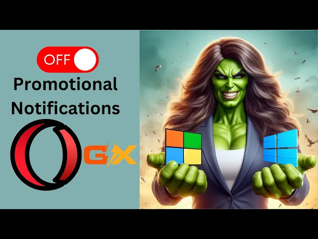 'Video thumbnail for How to Block Promotional Notifications in Opera GX on Windows 11 or 10 | GearUpWindows Tutorial'