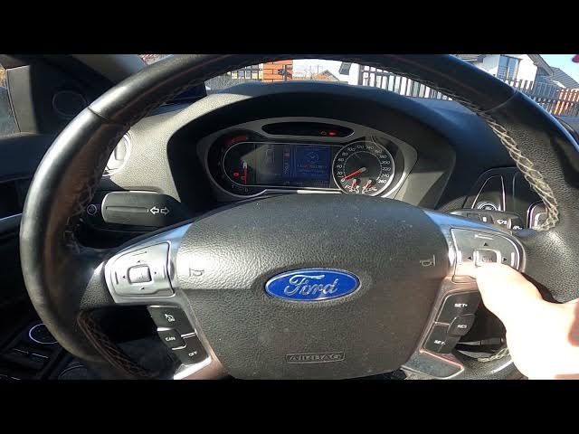 Video thumbnail for How to Change System Time on Speedometer in Ford Mondeo IV ( 2007 - 2014 ) - Change Date and Time