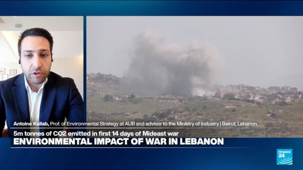 Video thumbnail for 'Significant threat to local ecosystem: Israel's war on Lebanon generated 16 million tons of rubble'