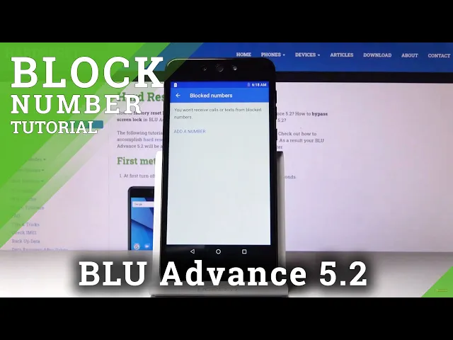 Video thumbnail for How to Block Number in BLU Advance 5.2 – Create Blacklist