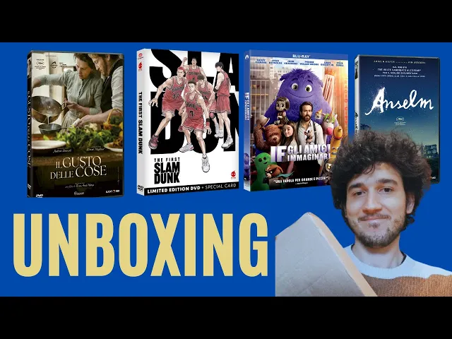 'Video thumbnail for Unboxing Plaion Pictures Settembre 2024: Anselm, Il Gusto delle Cose, e IF Blu-ray!'