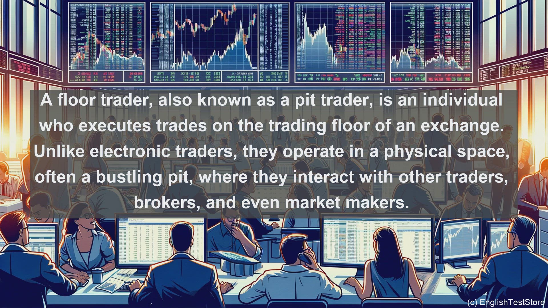 'Video thumbnail for Floor trader in economics and finance'