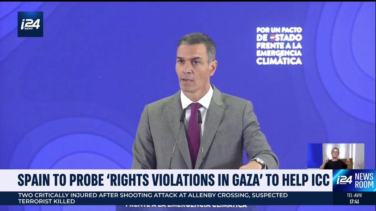 'Video thumbnail for Spain to probe 'rights violations in Gaza' to help ICC'