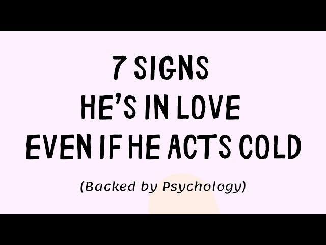Video thumbnail for 7 Signs He’s Secretly Falling for You (Even If He Acts Cold)