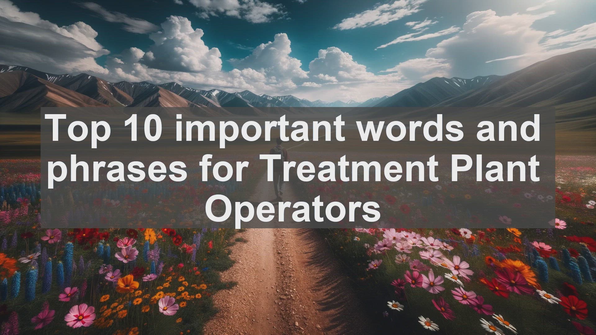 'Video thumbnail for Top 10 important words and phrases for Treatment Plant Operators'