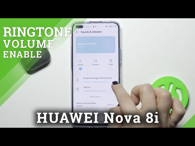 Video thumbnail for How to Adjust Ringtone Volume in HUAWEI Nova 8i - Find Ringtone Settings